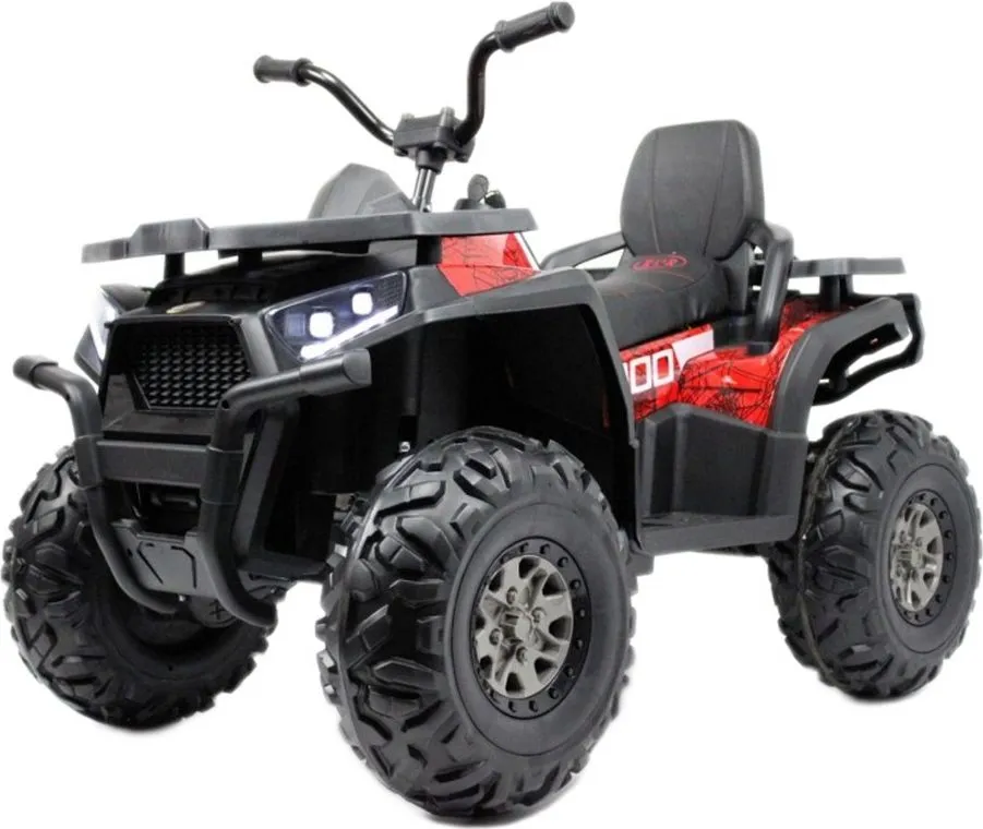 Детский электроквадроцикл RiverToys H999HH красный Spider