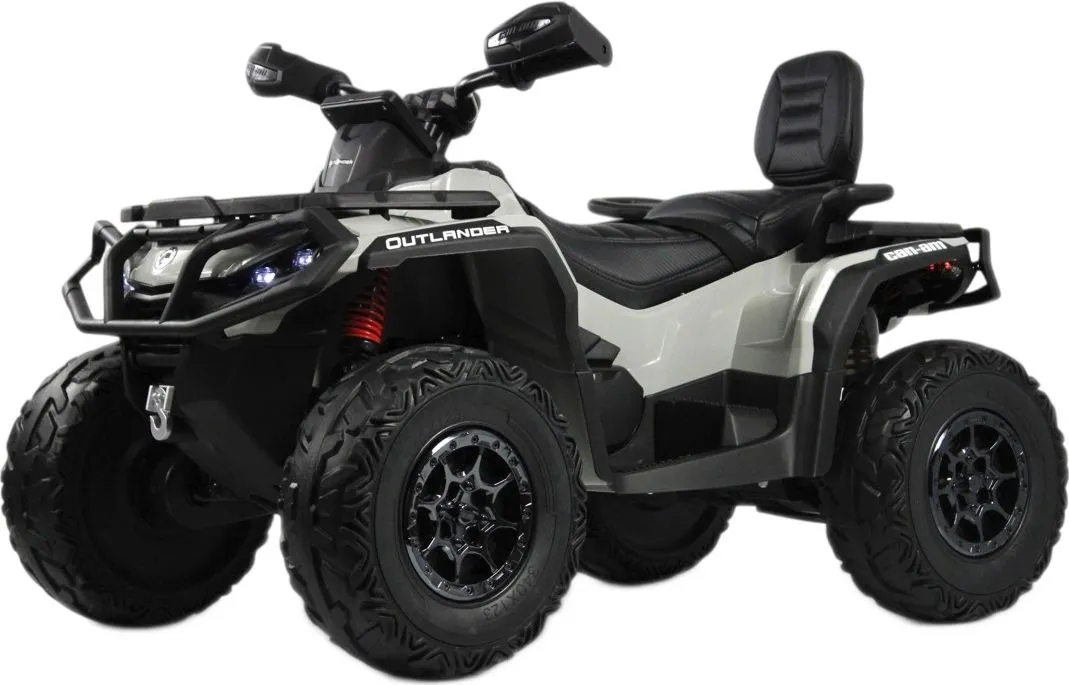 Детский электроквадроцикл RiverToys BRP Can-Am Outlander (Y888YY) серый
