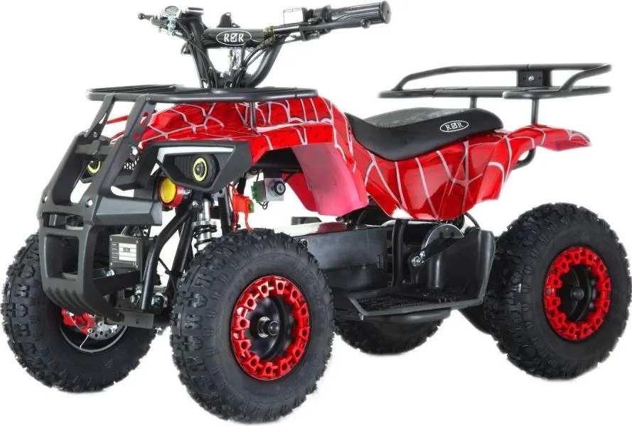 Детский электроквадроцикл RiverToys TIKI красный Spider