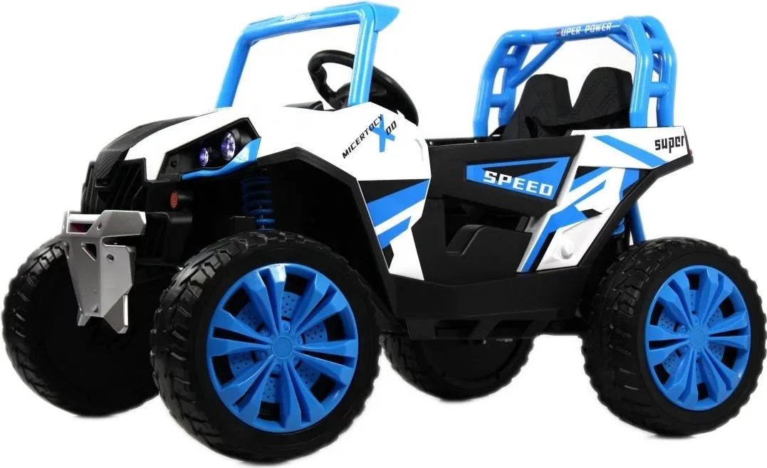 Детский электромобиль RiverToys F888FF 4WD синий