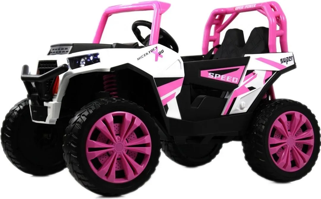 Детский электромобиль RiverToys F888FF-A 4WD розовый