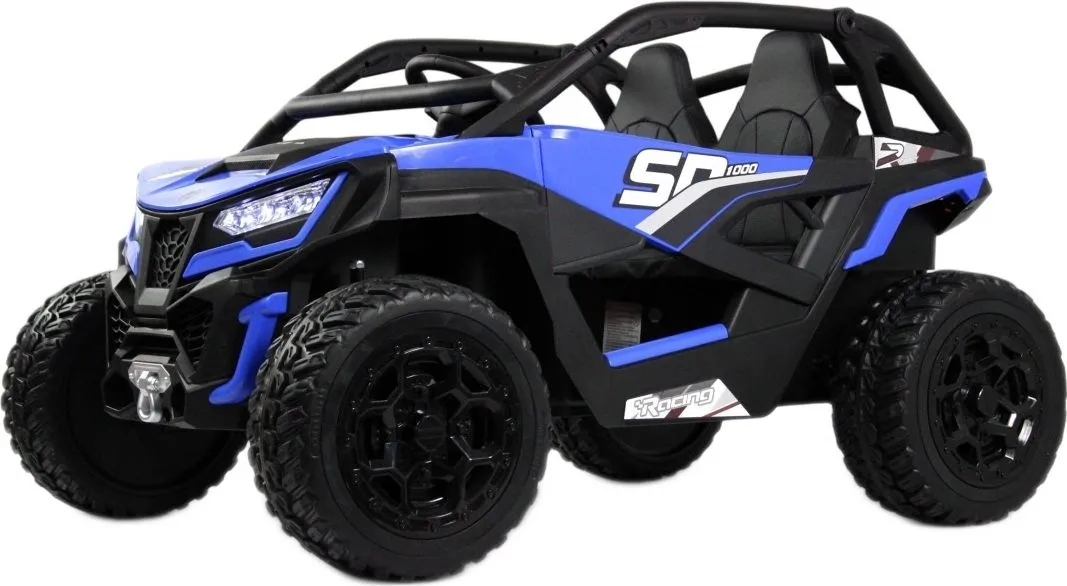 Детский электромобиль RiverToys C555CC синий