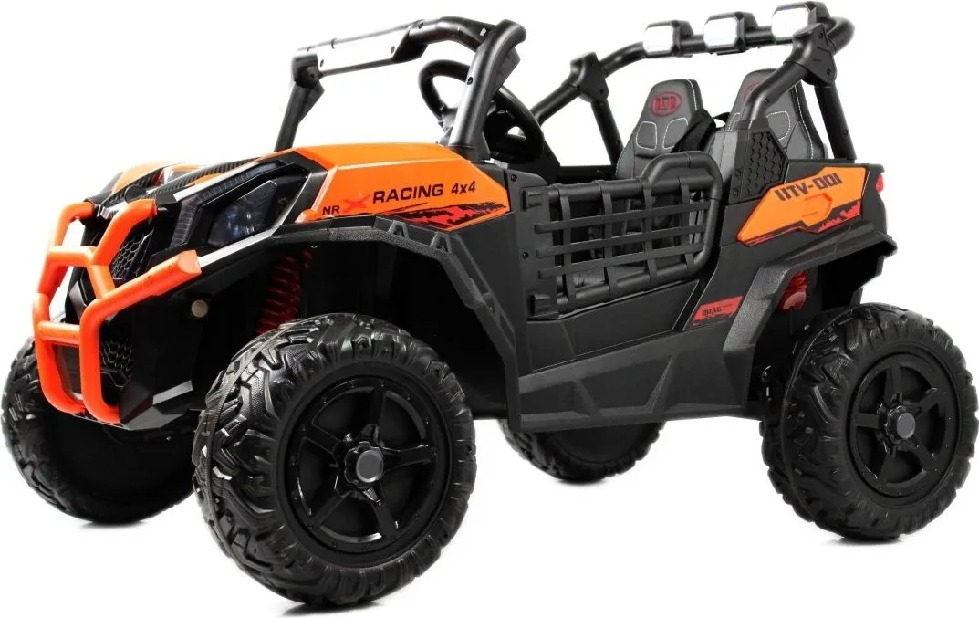 Детский электромобиль RiverToys K777KK LUX 4WD оранжевый