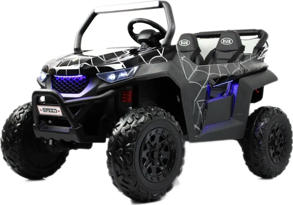 Детский электромобиль RiverToys T777TT 4WD черный Spider