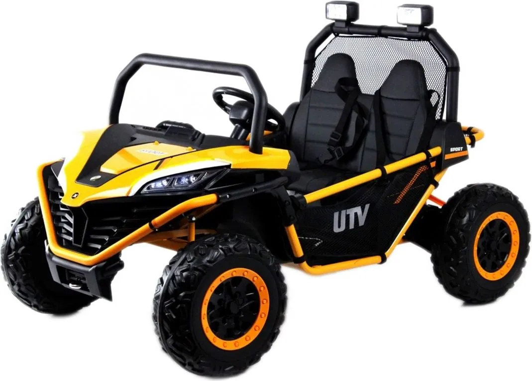 Детский электромобиль RiverToys P555PP оранжевый