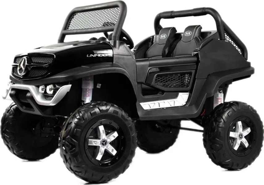 Детский электромобиль RiverToys Mercedes-Benz Unimog Concept (P555BP) черный глянец