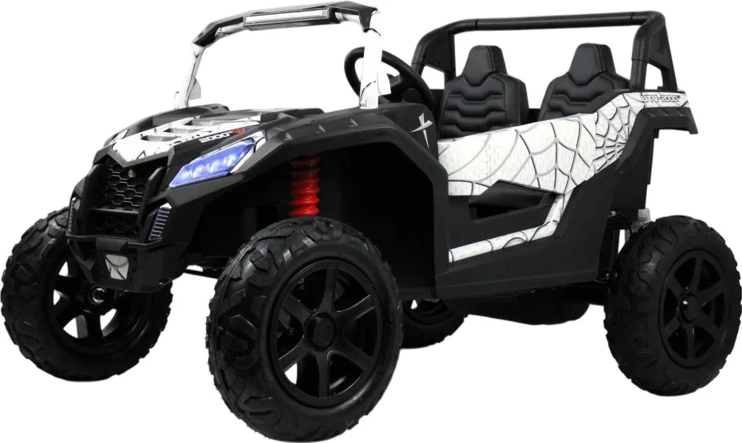 Детский электромобиль RiverToys M222MM белый Spider