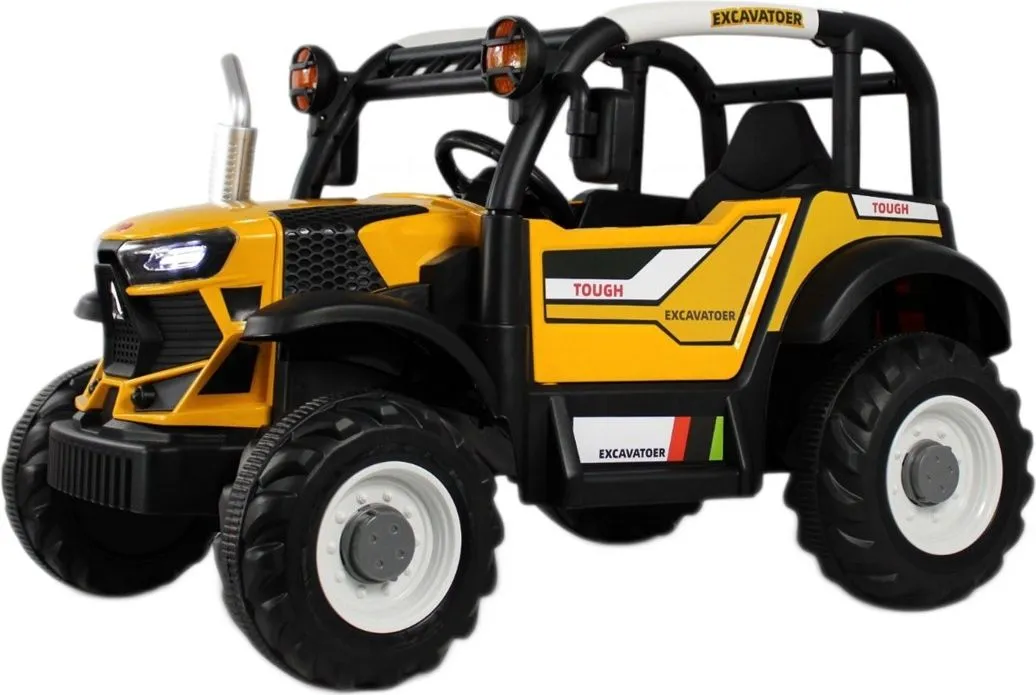 Детский электромобиль RiverToys B222CP желтый