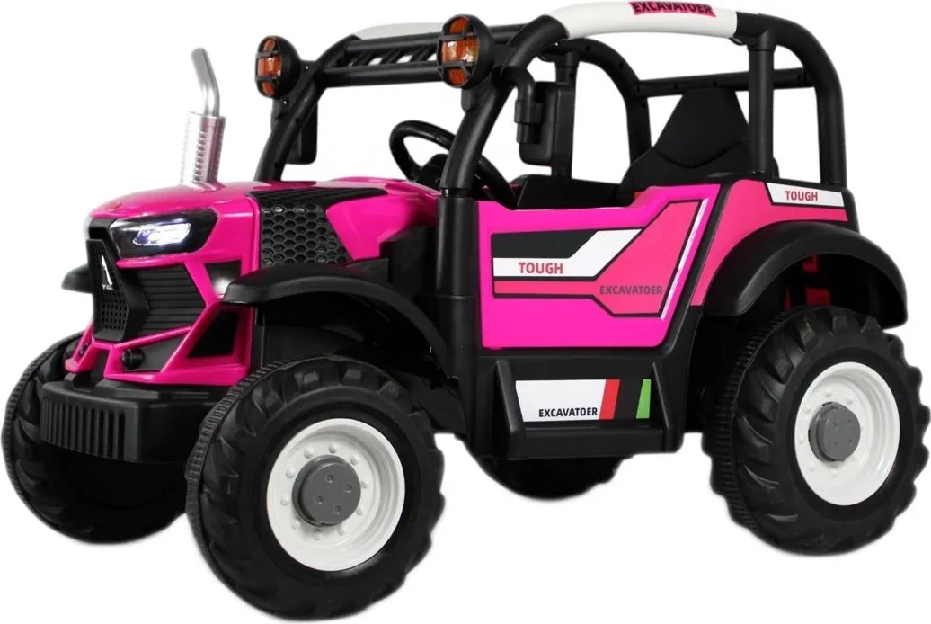 Детский электромобиль RiverToys B222CP розовый