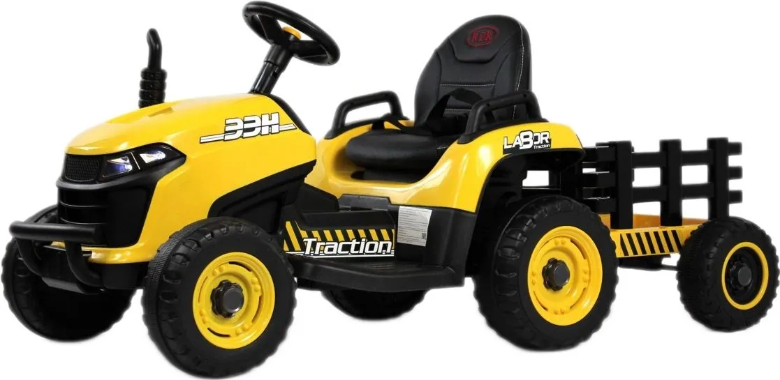 Детский электромобиль RiverToys K111KK желтый