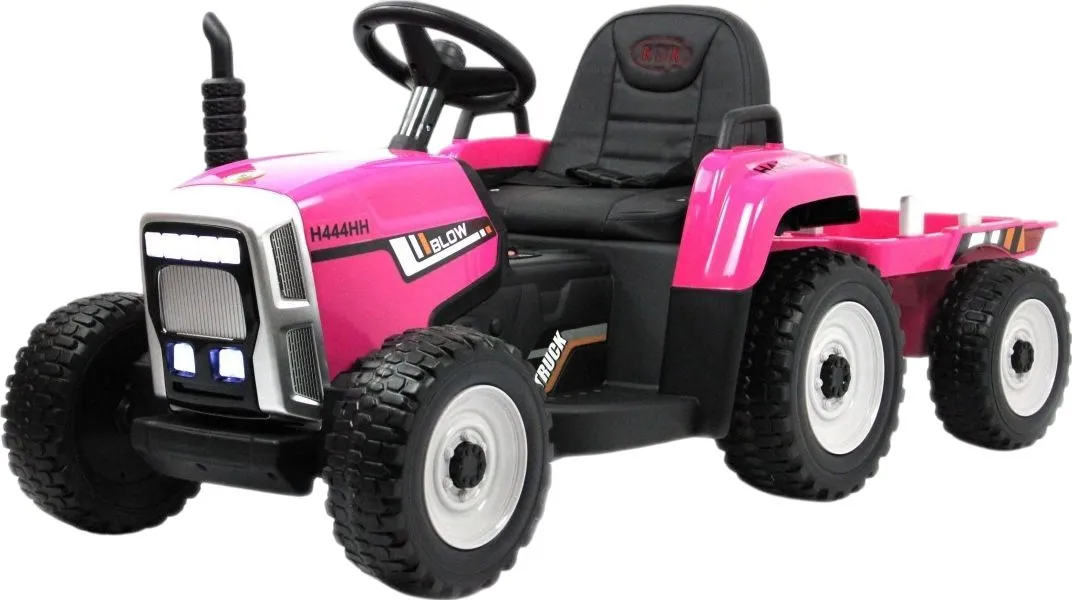 Детский электромобиль RiverToys H444HH розовый