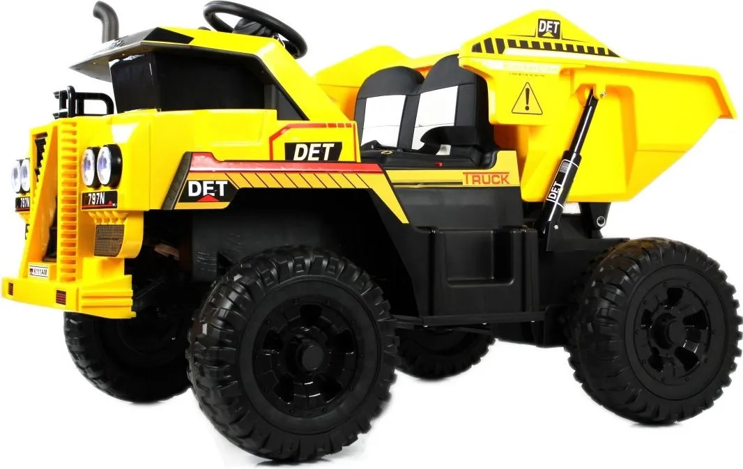 Детский электромобиль RiverToys K111AM жёлтый