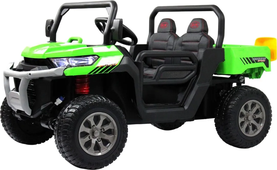 Детский электромобиль RiverToys H005HH зеленый