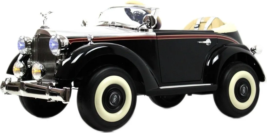 Детский электромобиль RiverToys Rolls-Royce (E444EE) черный глянец