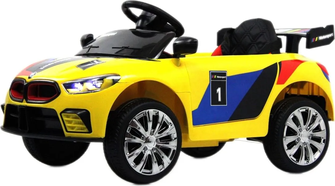 Детский электромобиль RiverToys F444FF желтый