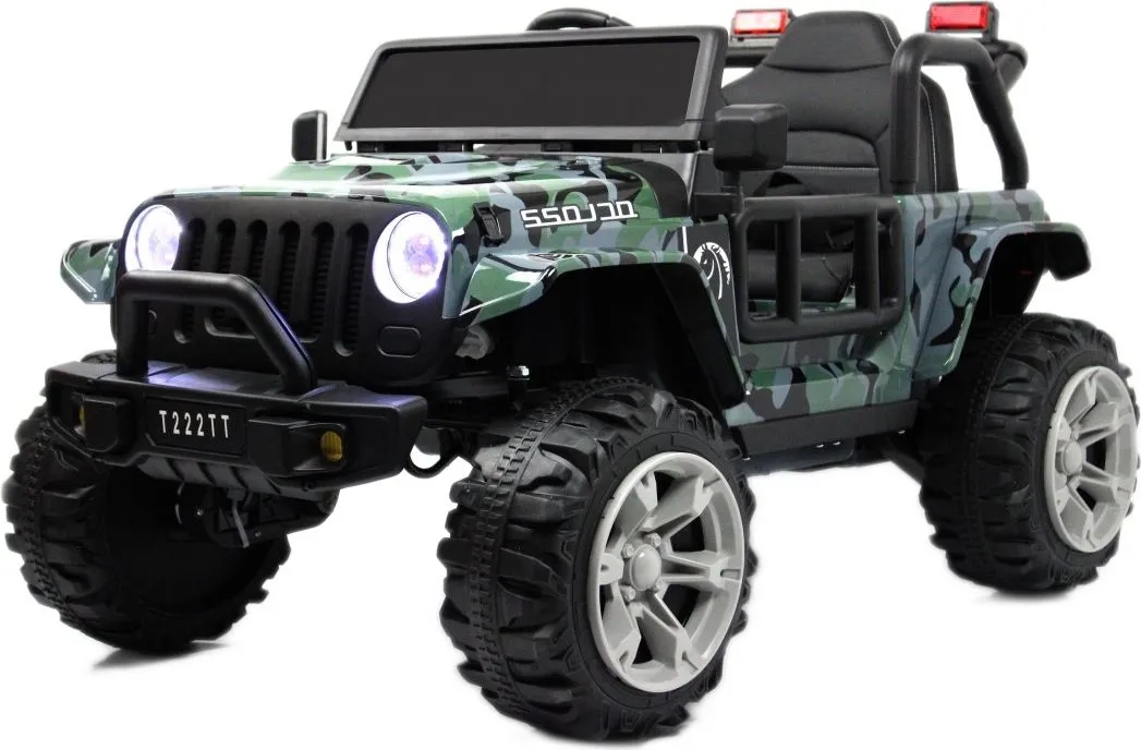 Детский электромобиль RiverToys T222TT 4WD камуфляж