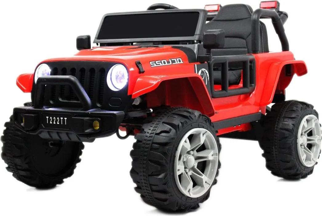 Детский электромобиль RiverToys T222TT 4WD красный