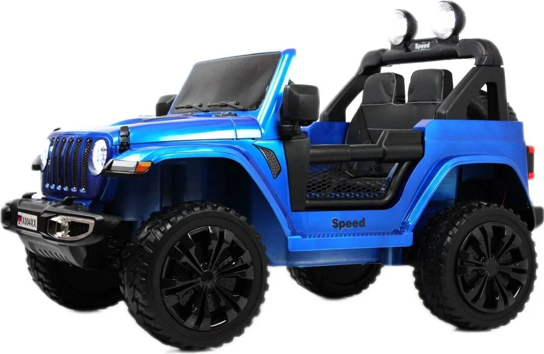 Детский электромобиль RiverToys X004XX синий глянец