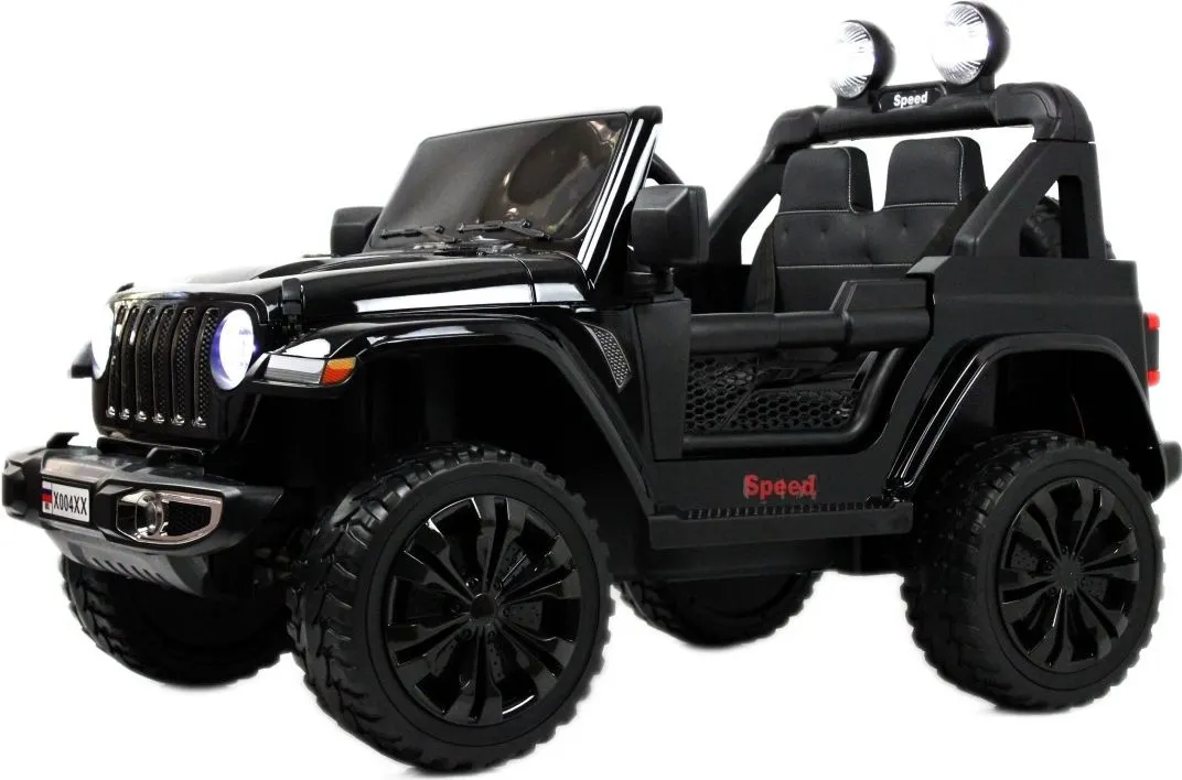 Детский электромобиль RiverToys X004XX черный глянец