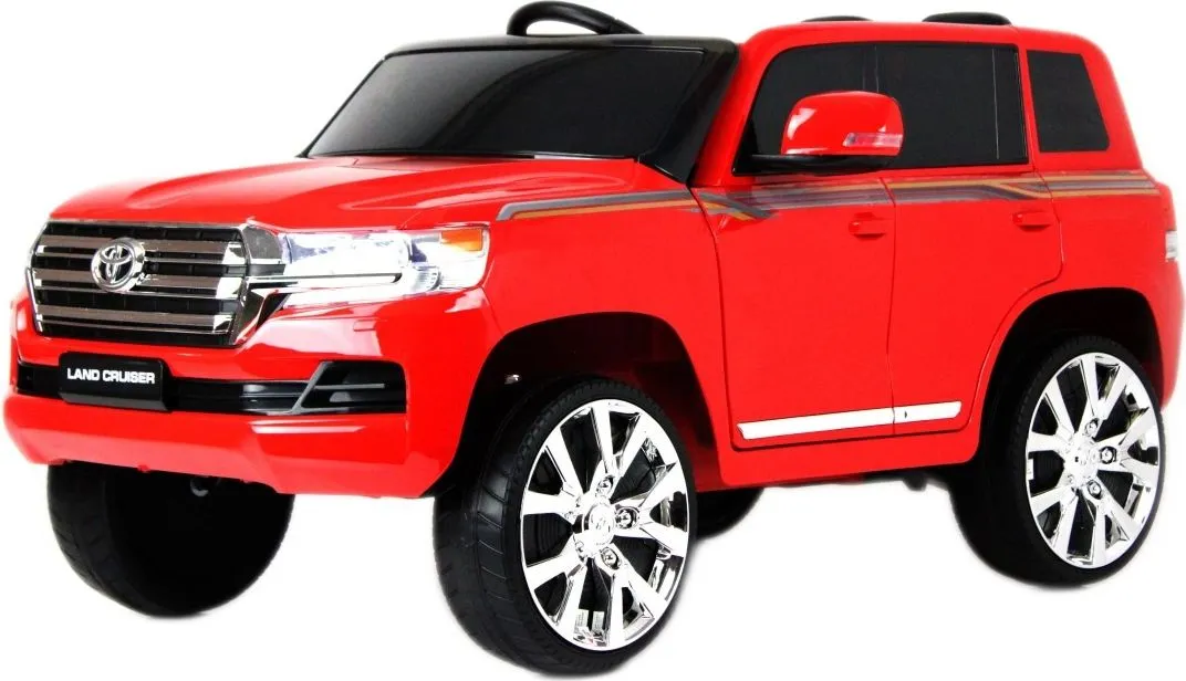 Детский электромобиль RiverToys Toyota Land Cruiser 200 (JJ2022) красный глянец