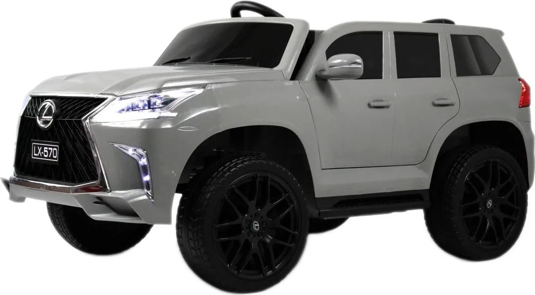 Детский электромобиль RiverToys Lexus 570 (E555EE) серый