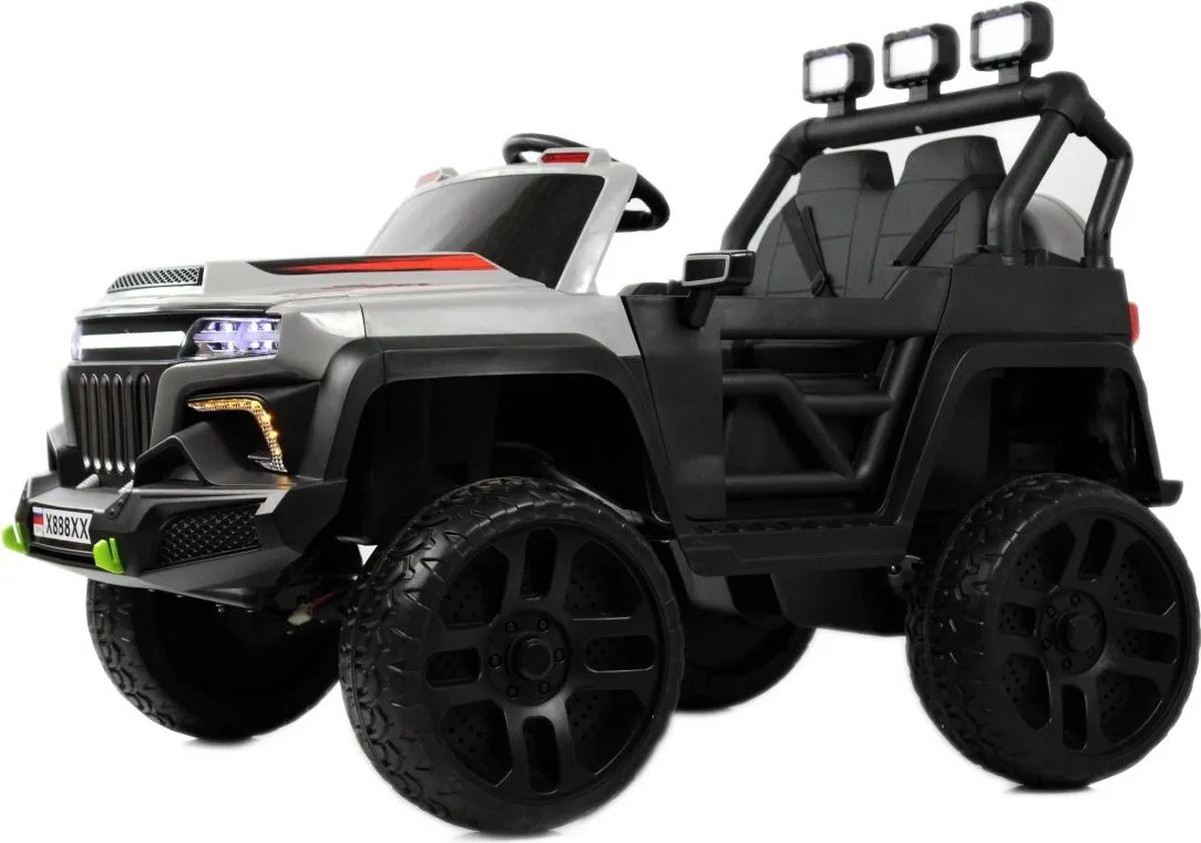 Детский электромобиль RiverToys X888XX серый