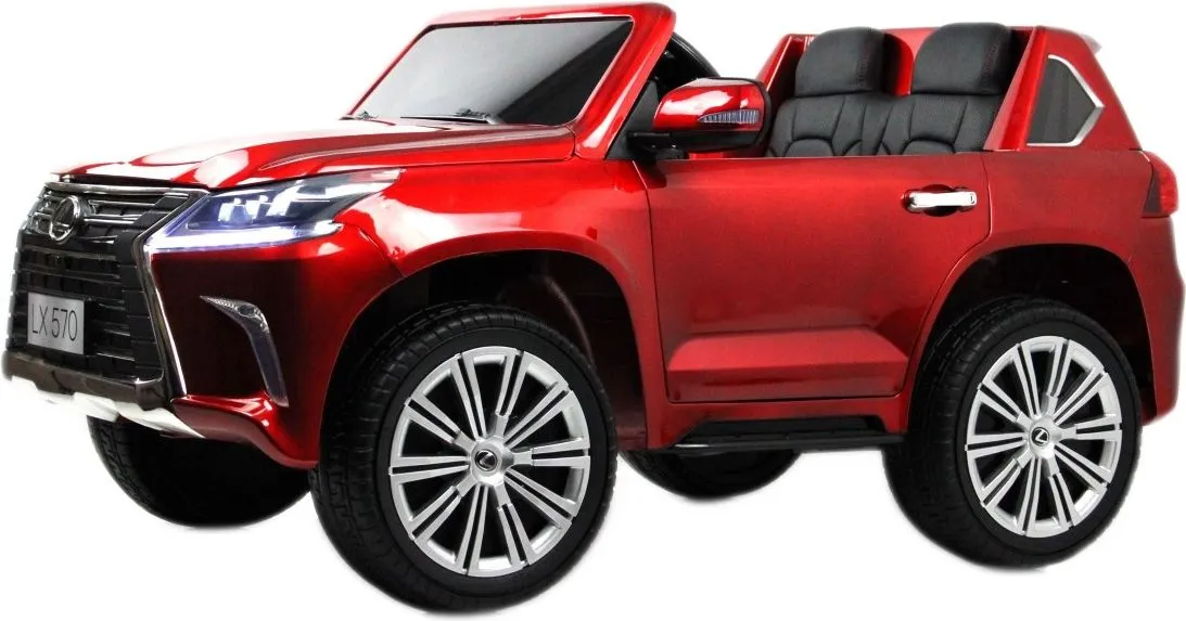 Детский электромобиль RiverToys Lexus LX570 (Y555YY) красный глянец