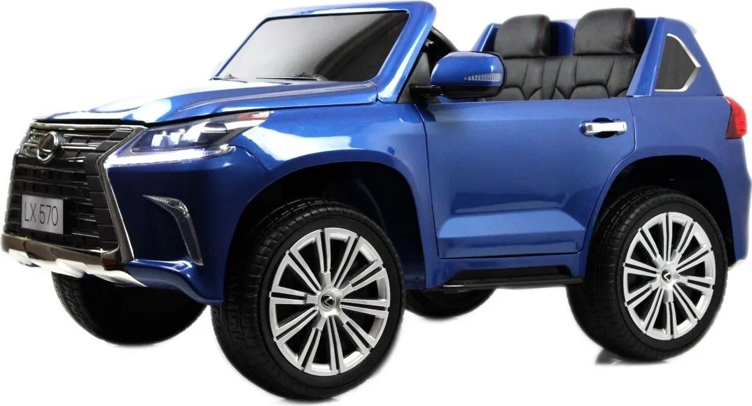 Детский электромобиль RiverToys Lexus LX570 (Y555YY) синий глянец