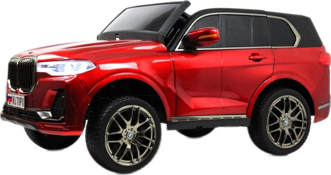 Детский электромобиль RiverToys K070PX красный глянец