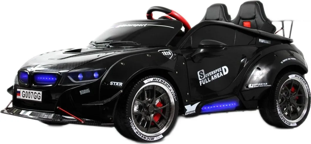 Детский электромобиль RiverToys G007GG черный