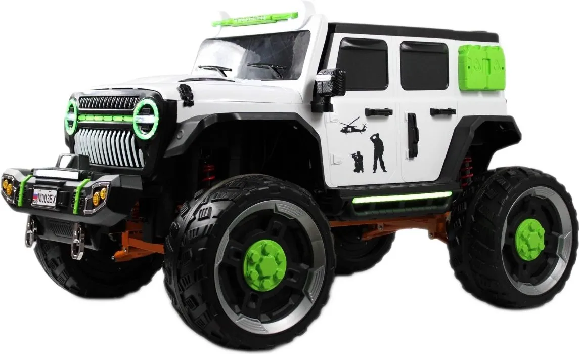 Детский электромобиль RiverToys М003БХ белый