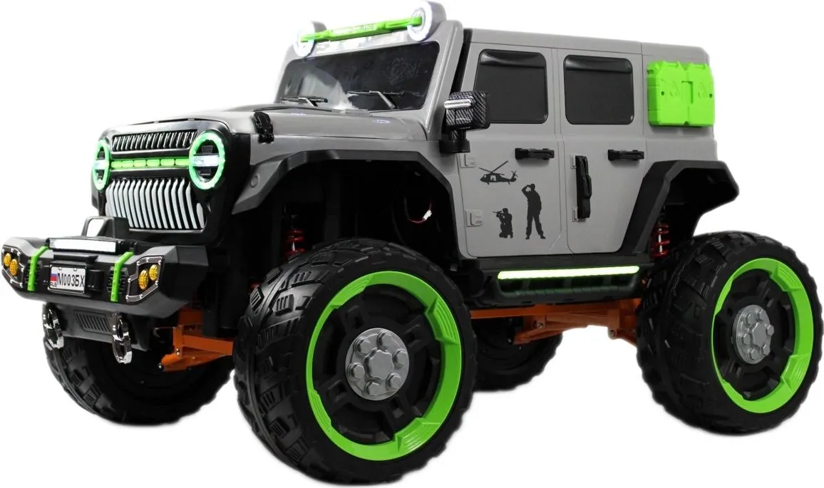 Детский электромобиль RiverToys М003БХ серый