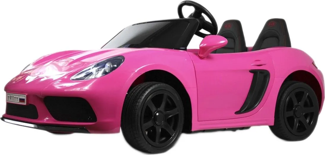 Детский электромобиль RiverToys T911TT розовый
