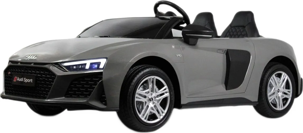 Детский электромобиль RiverToys AUDI R8 (M333MM) серый