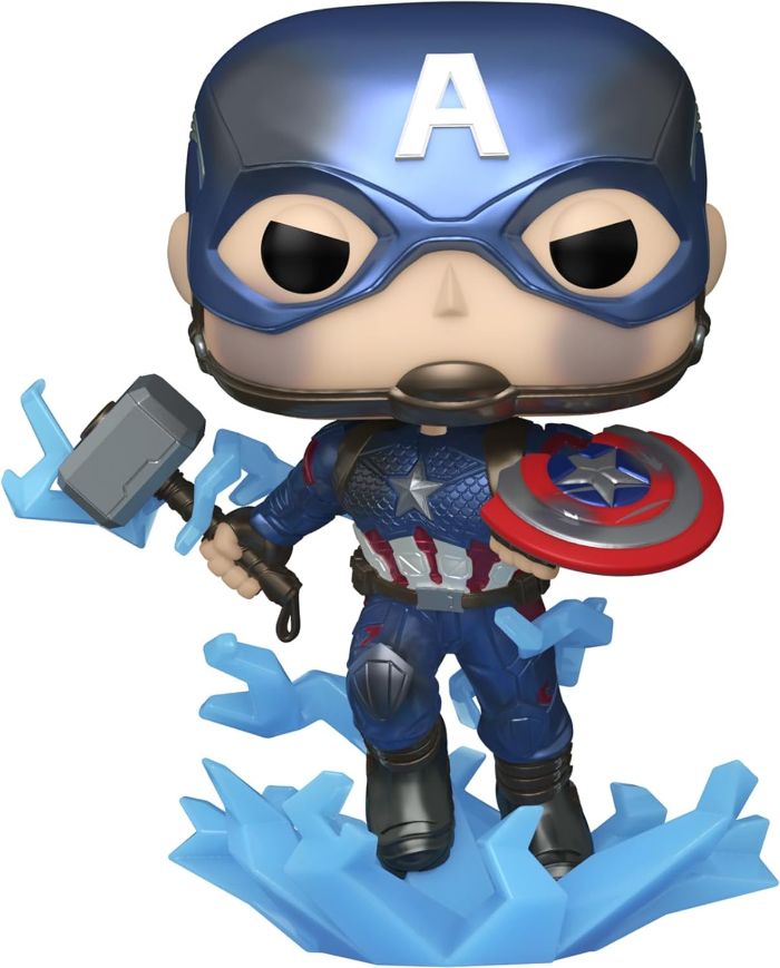Фигурка Funko Pop! Marvel: Avengers Endgame - Captain America With Broken Shield  Mjolnir (573)