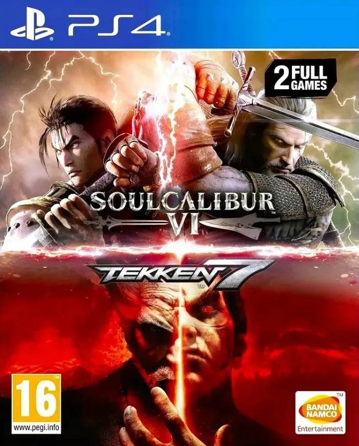 Игра Tekken 7  Soul Calibur VI - Double Pack (PS4, русская версия)
