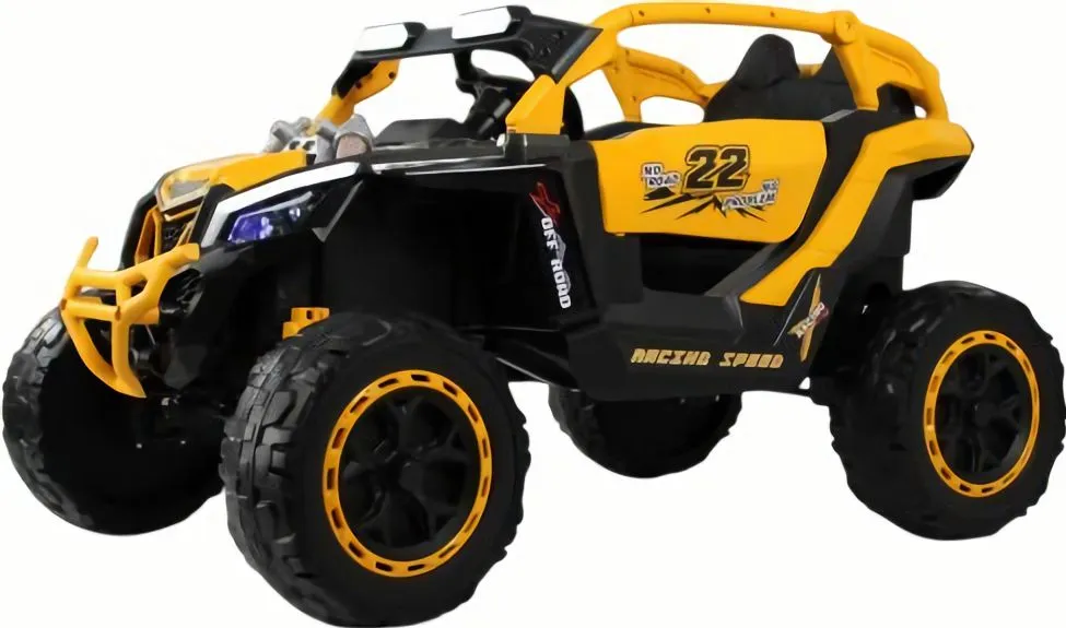 Детский электромобиль K707AM-A желтый