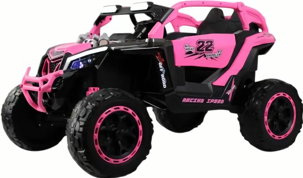 Детский электромобиль K707AM-A розовый