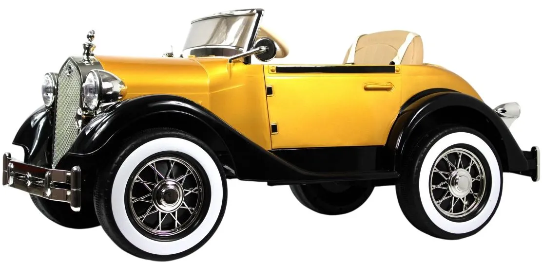 Детский электромобиль X005XX черно-золотой