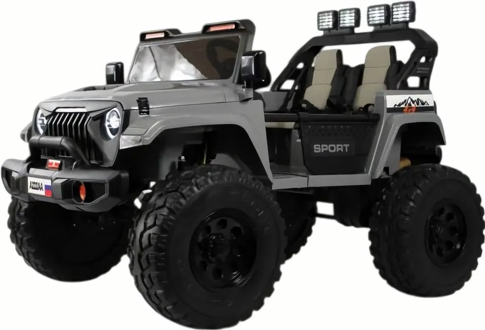 Детский электромобиль Jeep A222AA серый