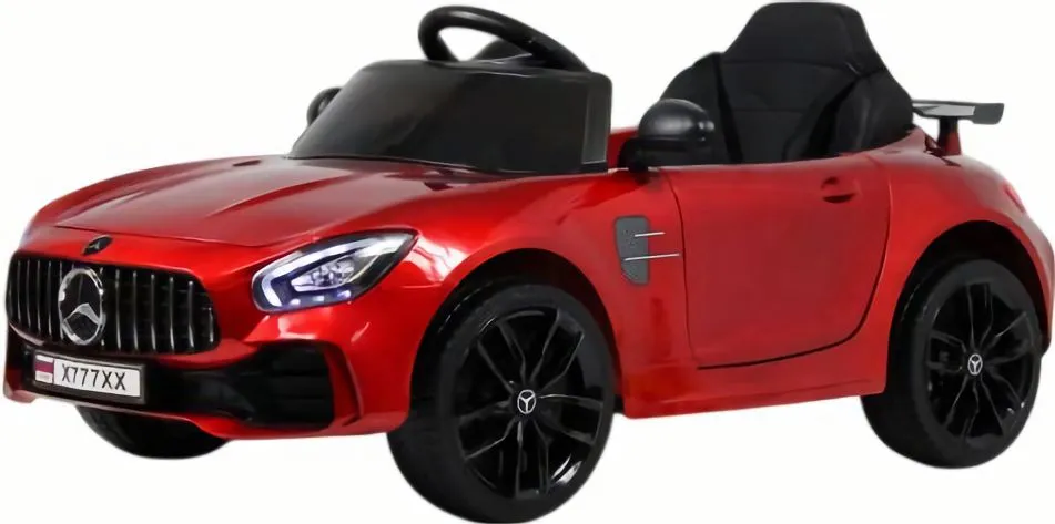 Детский электромобиль Mercedes-Benz AMG GT X777XX красный глянец