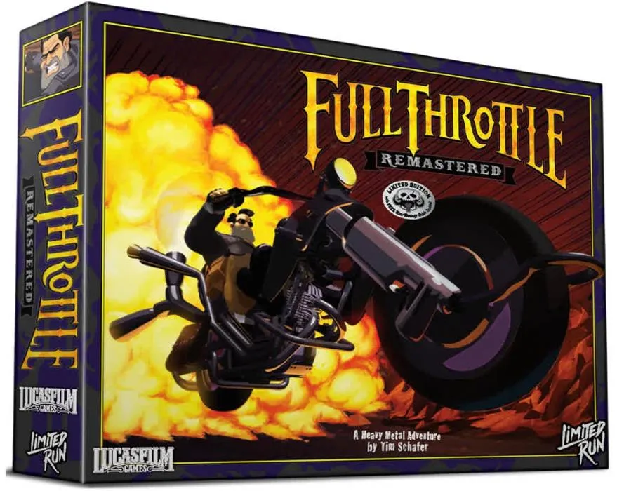 Игра Full Throttle Remastered - Collector's Edition (Limited Run #483) (PS4)
