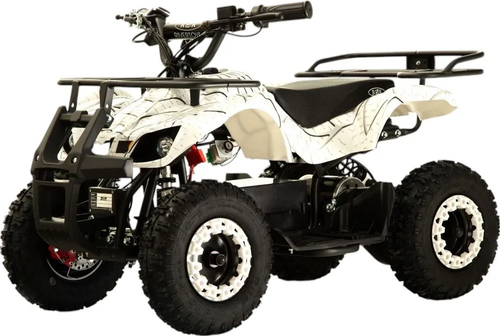 Детский электроквадроцикл RiverToys (ANRI) (белый Spider)