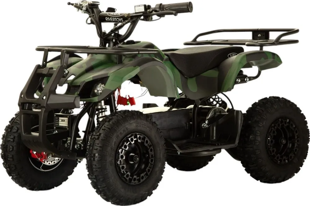 Детский электроквадроцикл RiverToys (ANRI) (зеленый камуфляж)