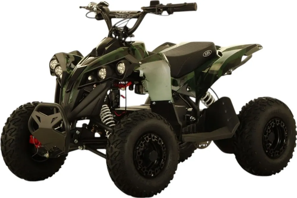 Детский электроквадроцикл RiverToys (MARK) (зеленый камуфляж)