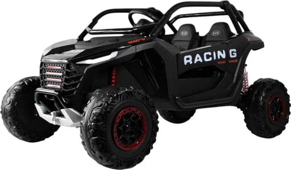 Детский электромобиль багги RiverToys (P777BP) (черный глянец)