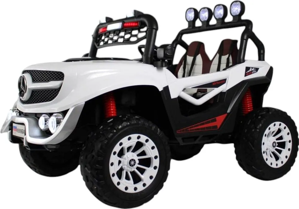 Детский электромобиль RiverToys (М999БХ) (белый)