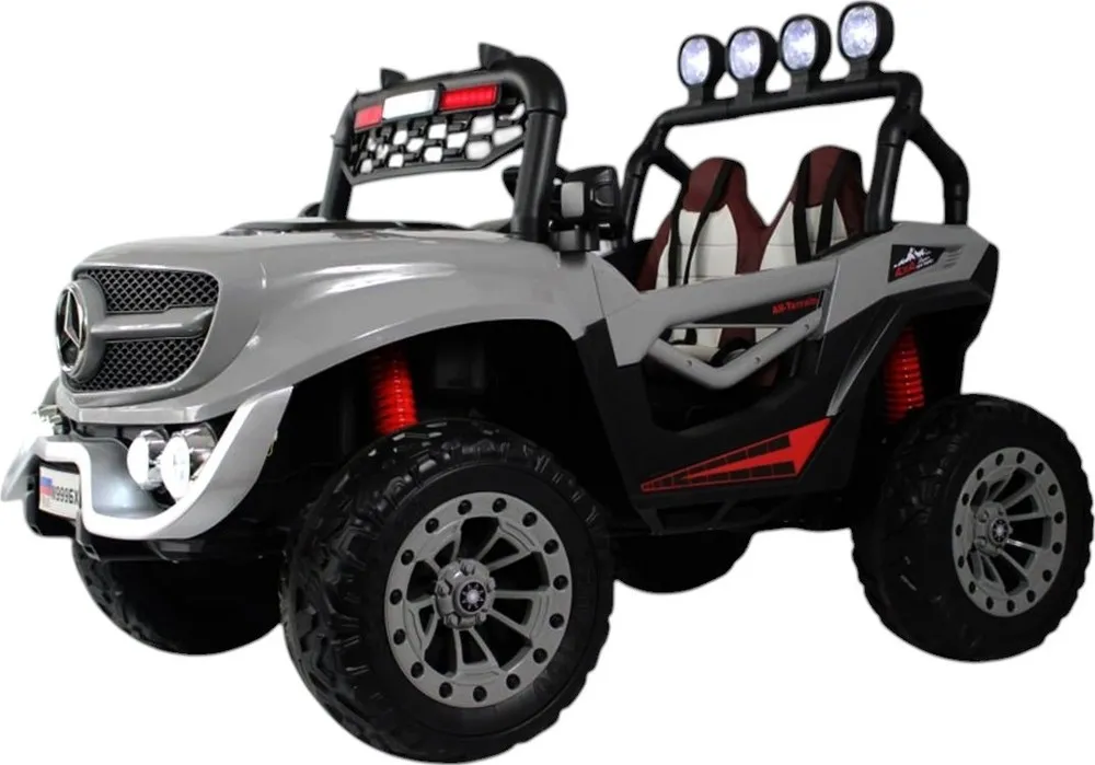 Детский электромобиль RiverToys (М999БХ)(серый)