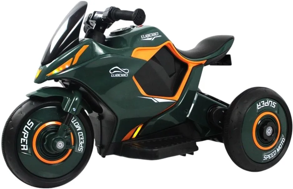 Детский электромотоцикл RiverToys (G004GG-GREEN) зеленый