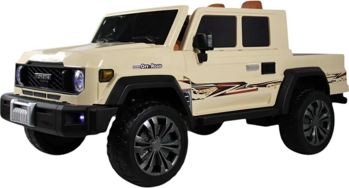 Детский электромобиль RiverToys Pick-Up (E555KX-PICKUP-KHAKI) хаки